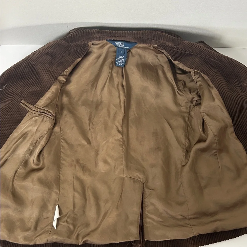 Vintage Ralph Lauren Kids Chocolate Corduroy Blazer